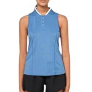 Puma Range Pique Top in Blue Horizon Medium